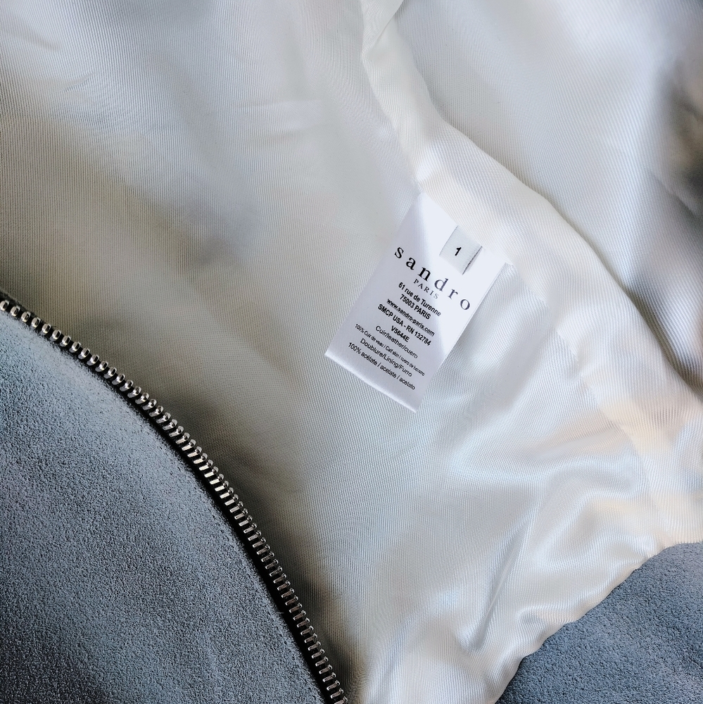 Sandro Suede Jacket - Picture 5 of 6